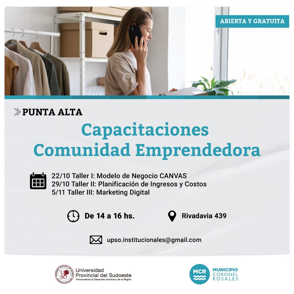 Comienzo del siclo de Capacitaciones de Comunidades Emprendedoras.