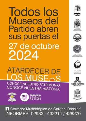 Anuncian la 13° edición del Atardecer de los Museos