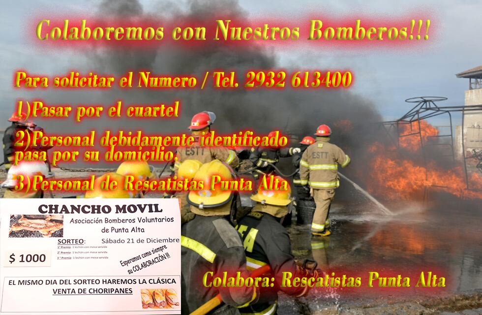 Bomberos Voluntarios Sortea Chancho Movil 