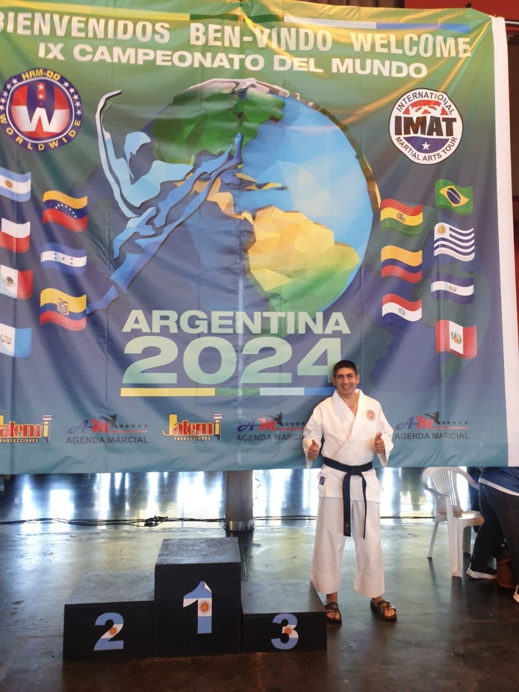 Destacada actuación de Pablo Vallejos en el Mundial de Artes Marciales