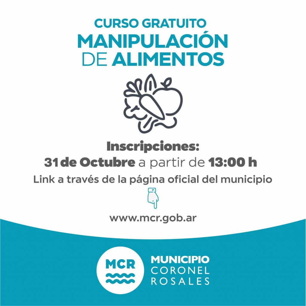  Comienzan las inscripción para los cursos gratuitos de Manipulación de Alimentos ofrecidos por el Municipio