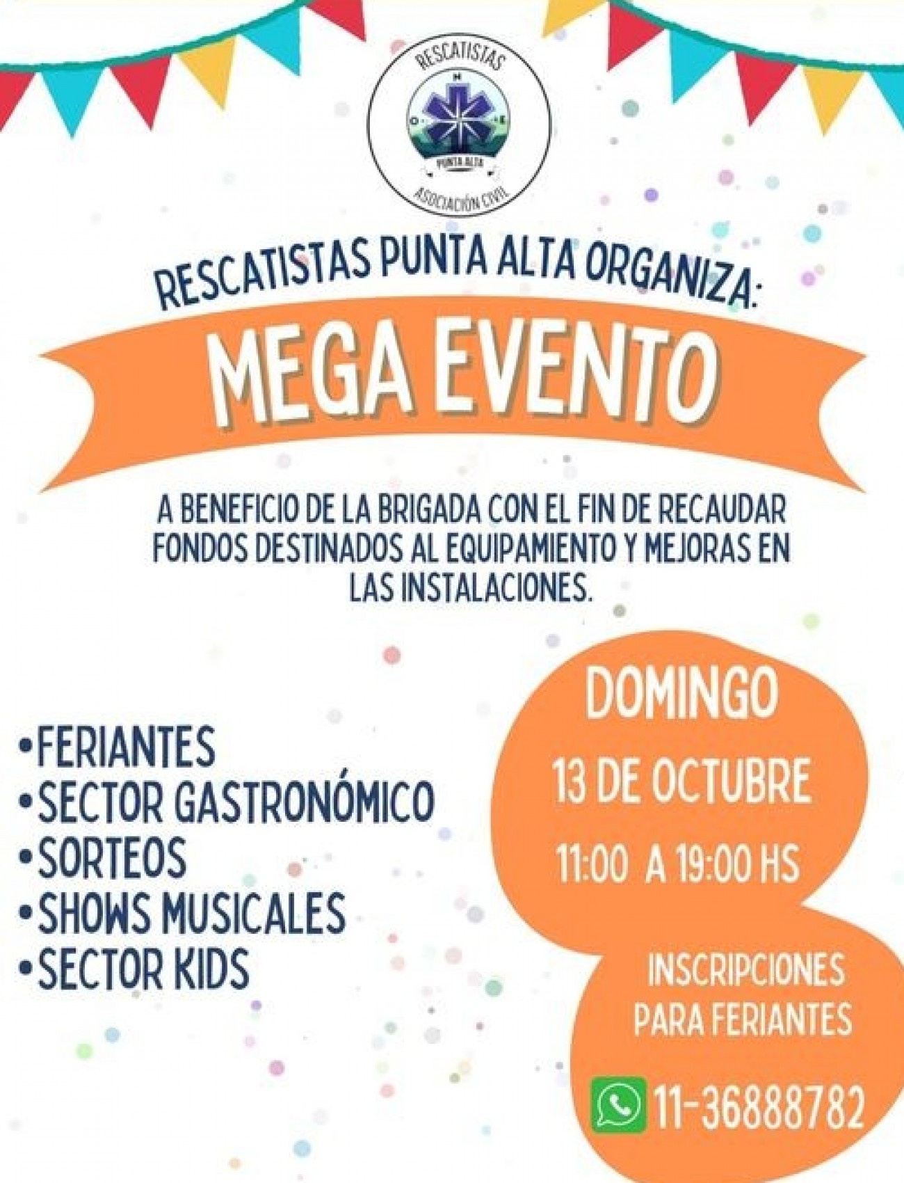 Rescatistas Punta Alta organiza evento Pro mejora de Equipamiento