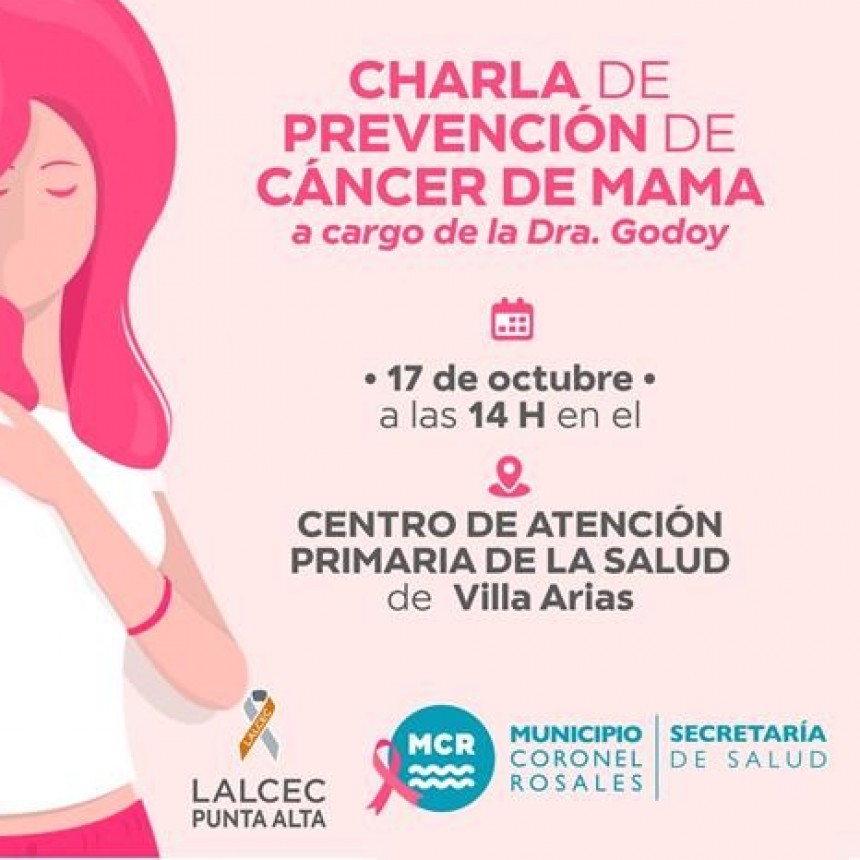 Charla de Prevención de Cáncer de Mama en el CAPS de Villa Arias