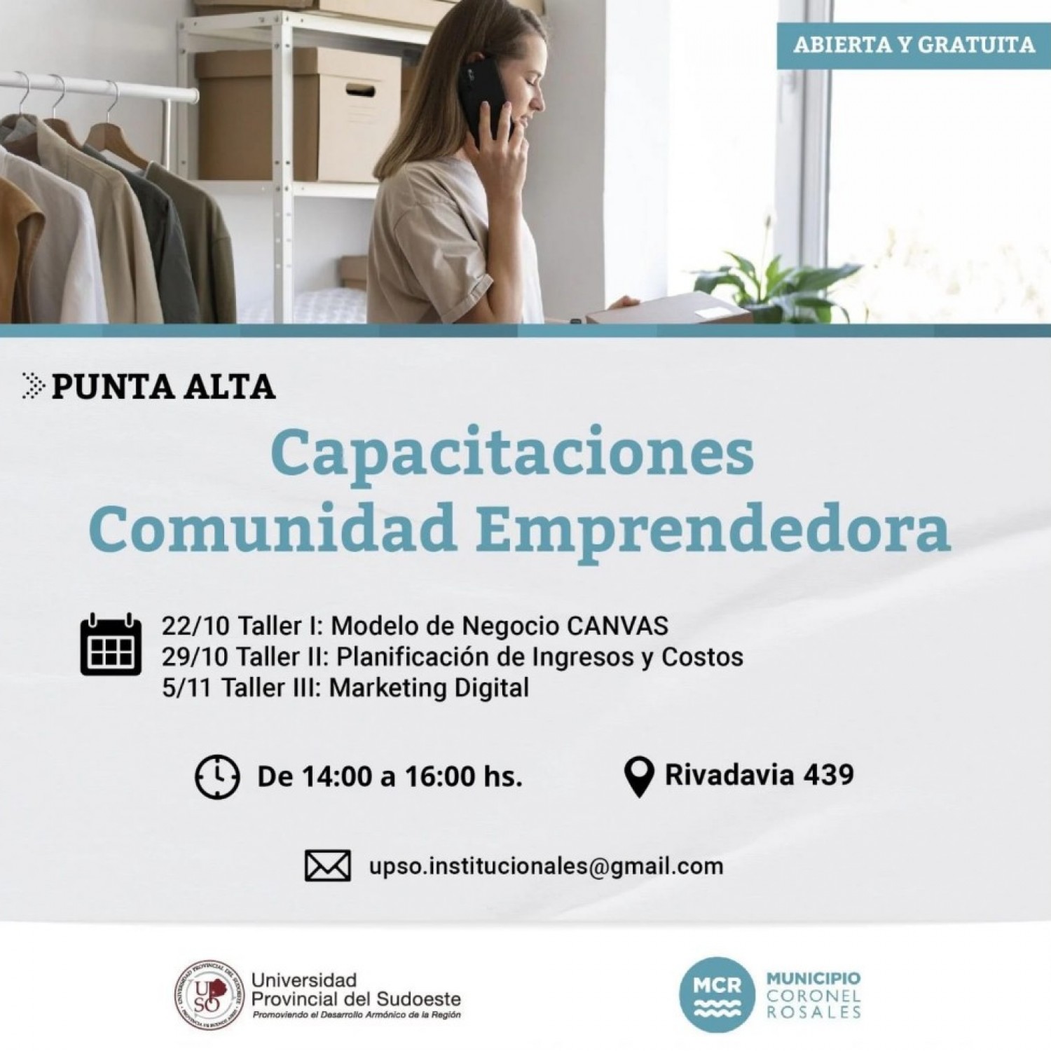 Programa Municipal de Acompañamiento y Capacitaciones para Emprendedores 