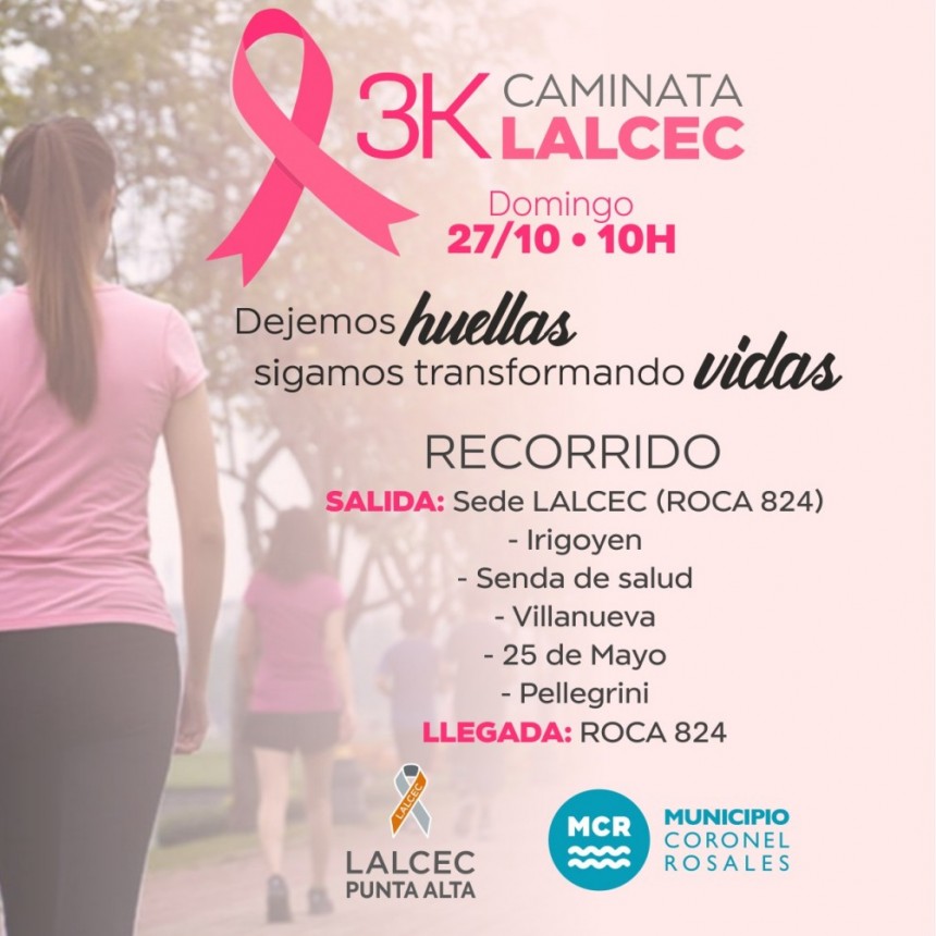 Caminata 3K por Concientización y prevención del Cáncer de Mama