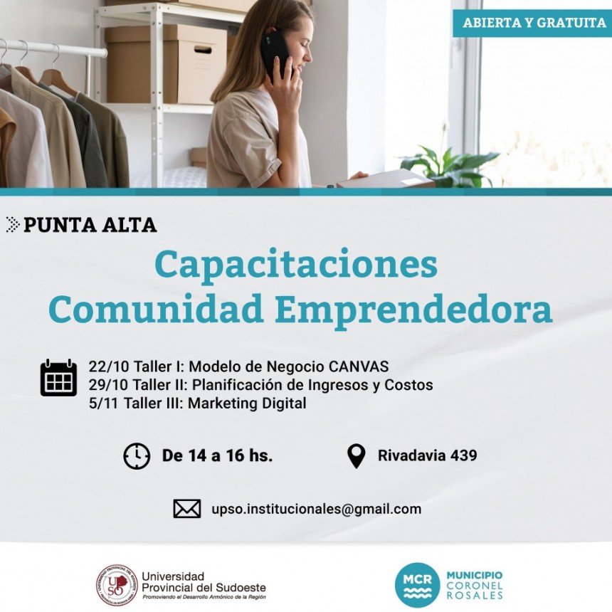 Comienzo del siclo de Capacitaciones de Comunidades Emprendedoras.