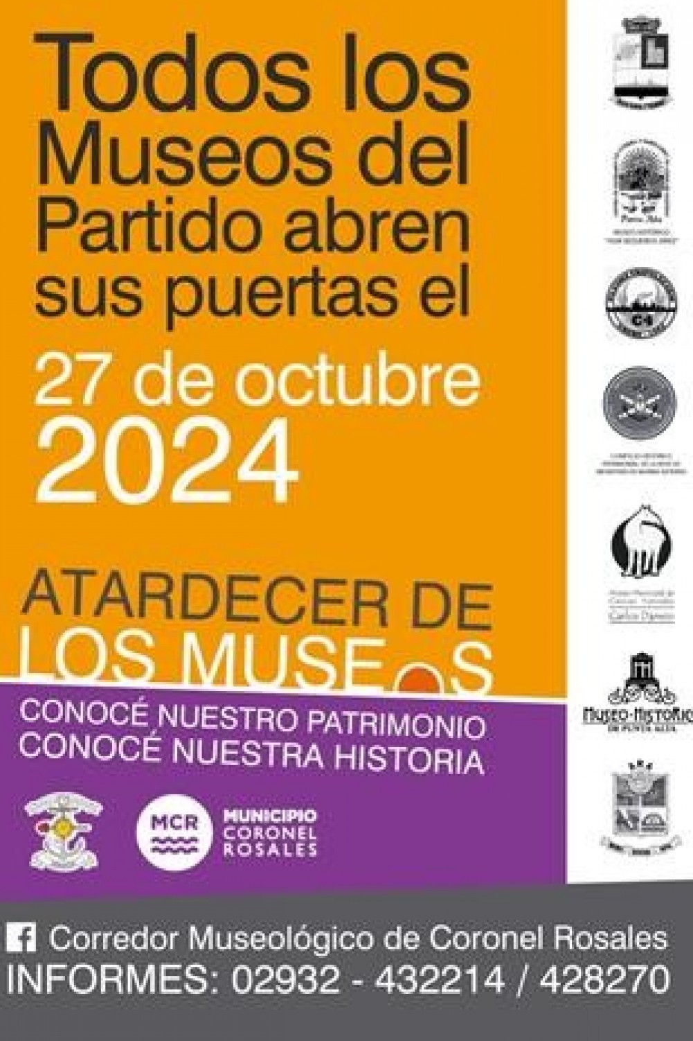 Anuncian la 13° edición del Atardecer de los Museos