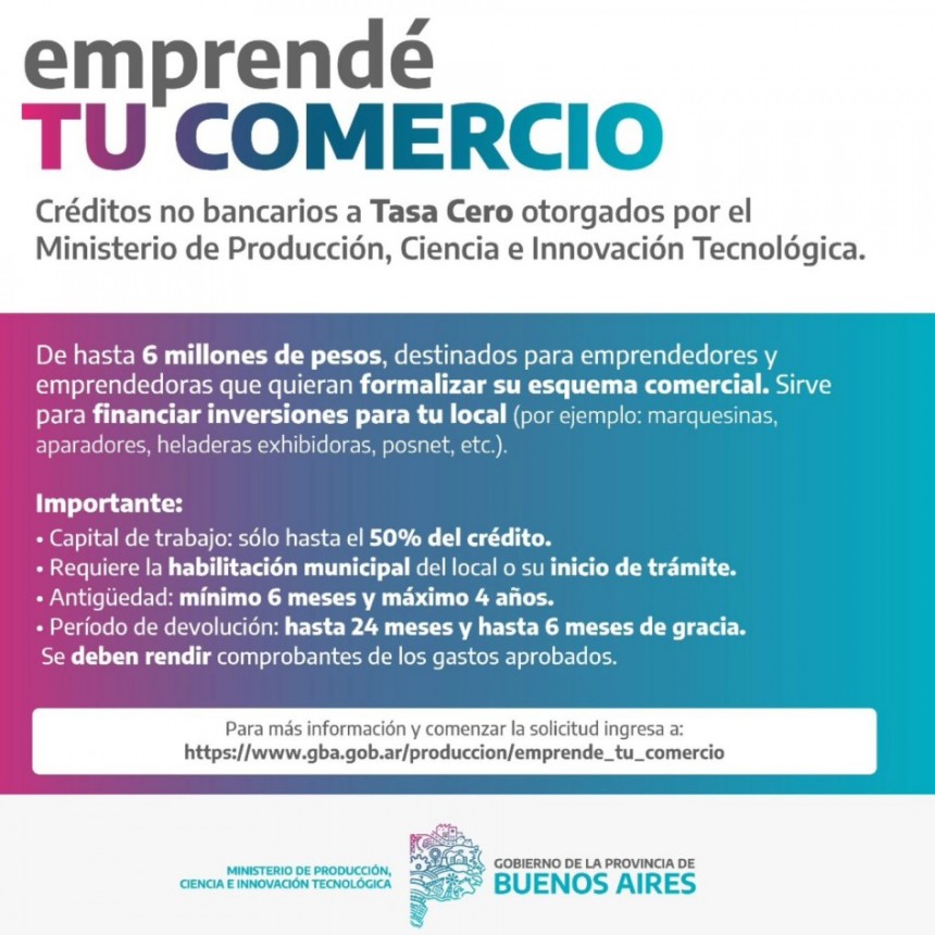 EMPRENDÉ TU COMERCIO