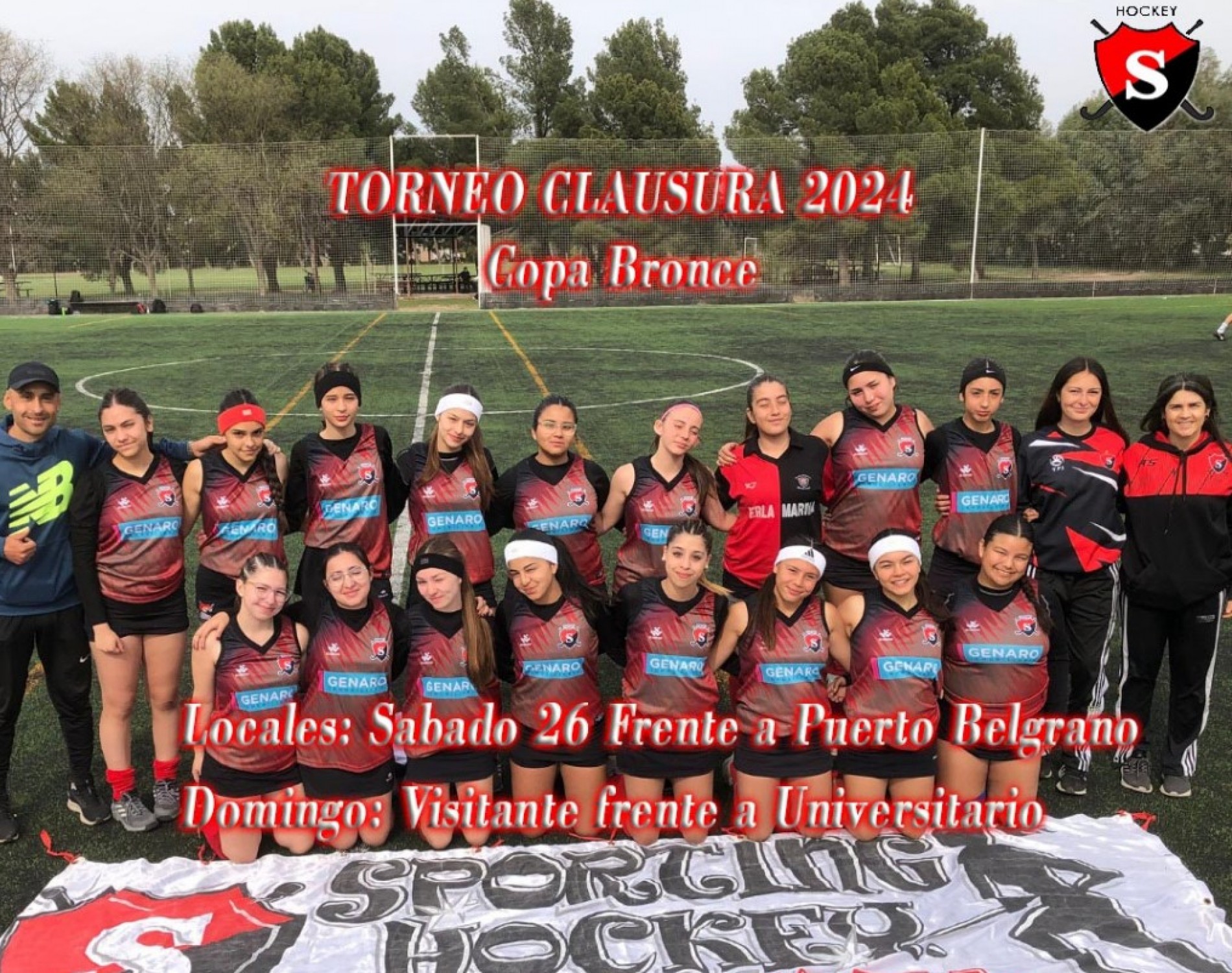 Hockey Femenino: sporting disputara fecha doble