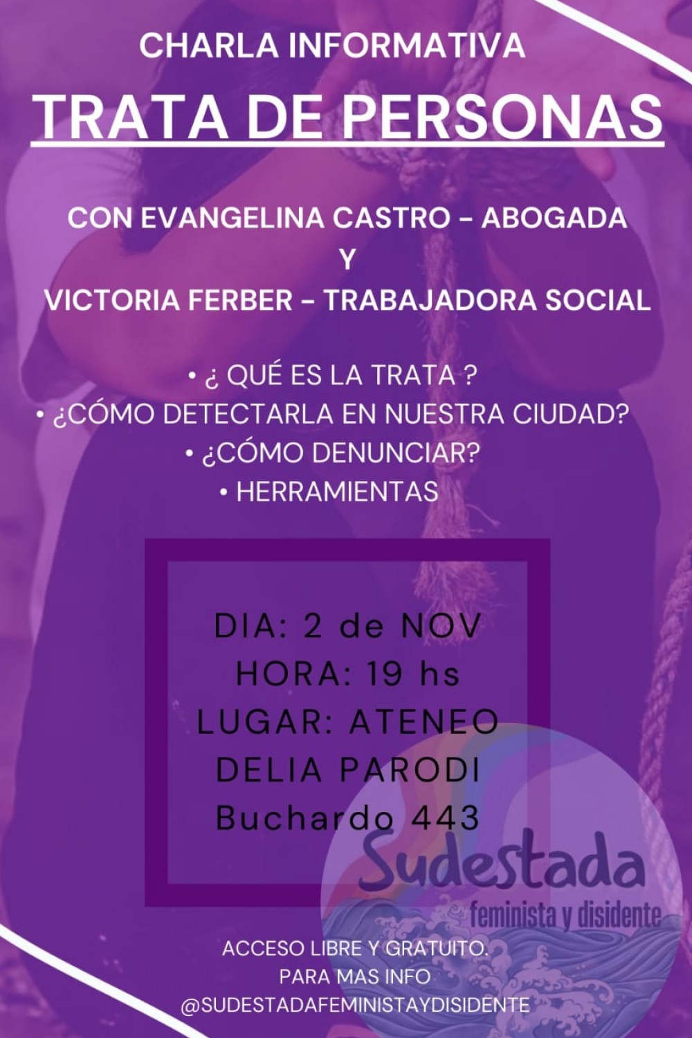 Charla Informativa Sobre ¨Trata de Personas¨