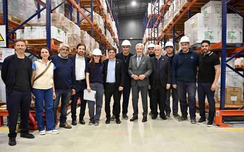 Kicillof recorrió fábricas en el Parque Industrial de Mar del Plata