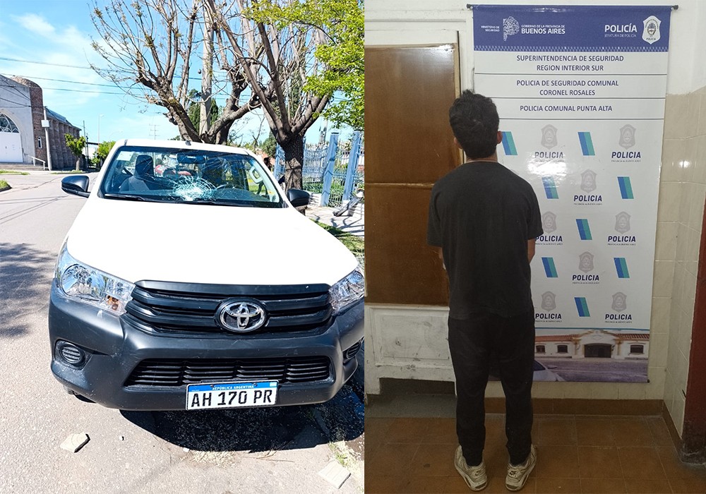  Aprehendido por dañar una camioneta de ABSA durante una discusión