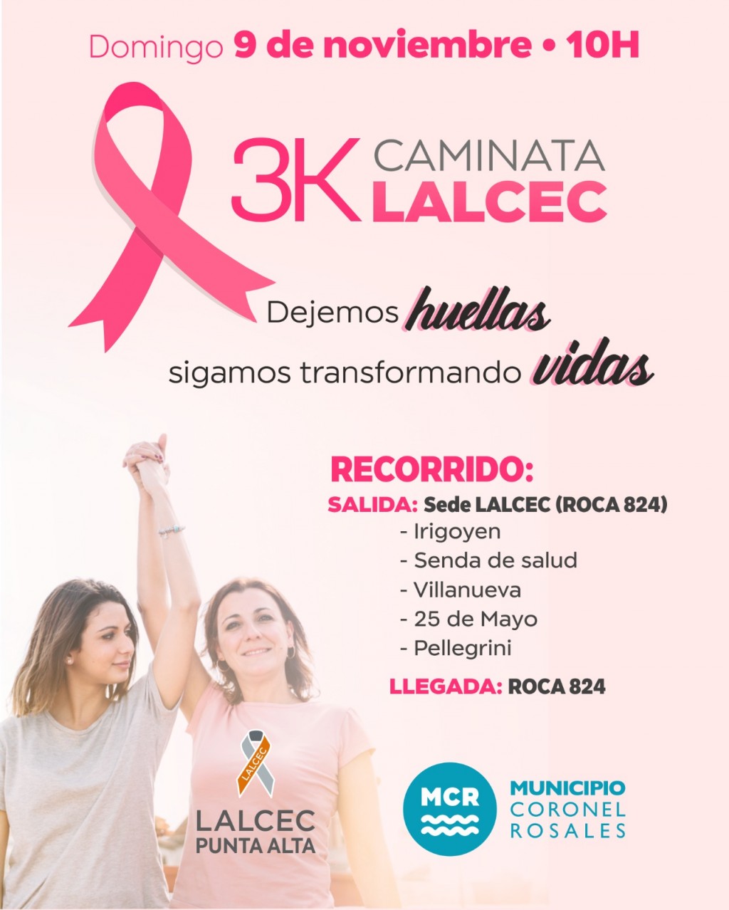 Caminata 3K LALCEC “Dejemos huellas, sigamos transformando vidas”