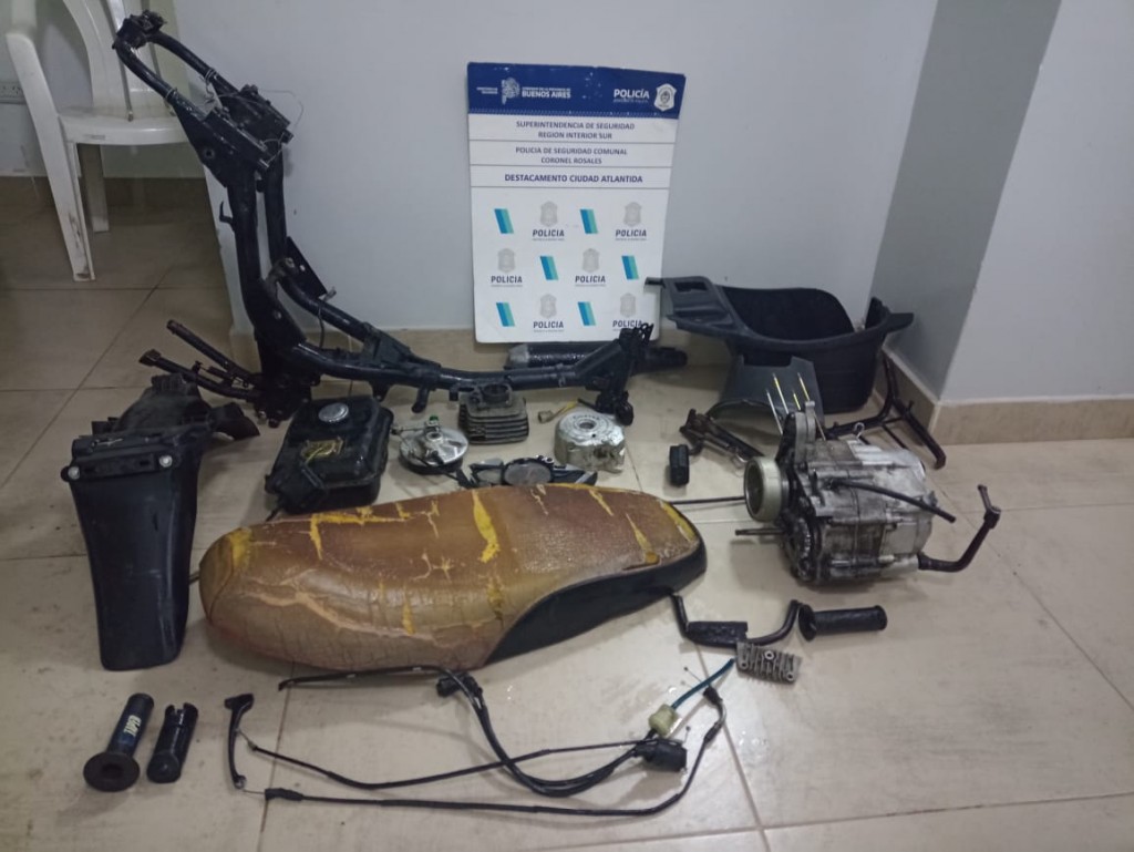 Allanamiento por circular en moto robada