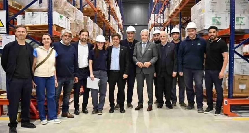 Kicillof recorrió fábricas en el Parque Industrial de Mar del Plata