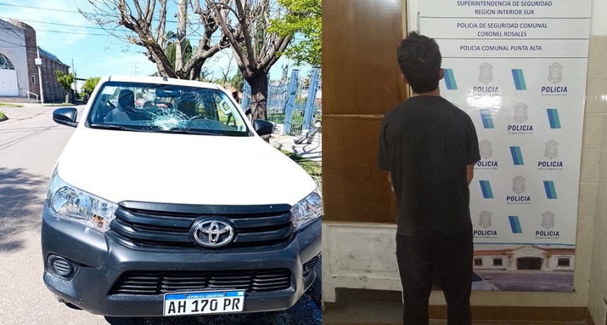  Aprehendido por dañar una camioneta de ABSA durante una discusión