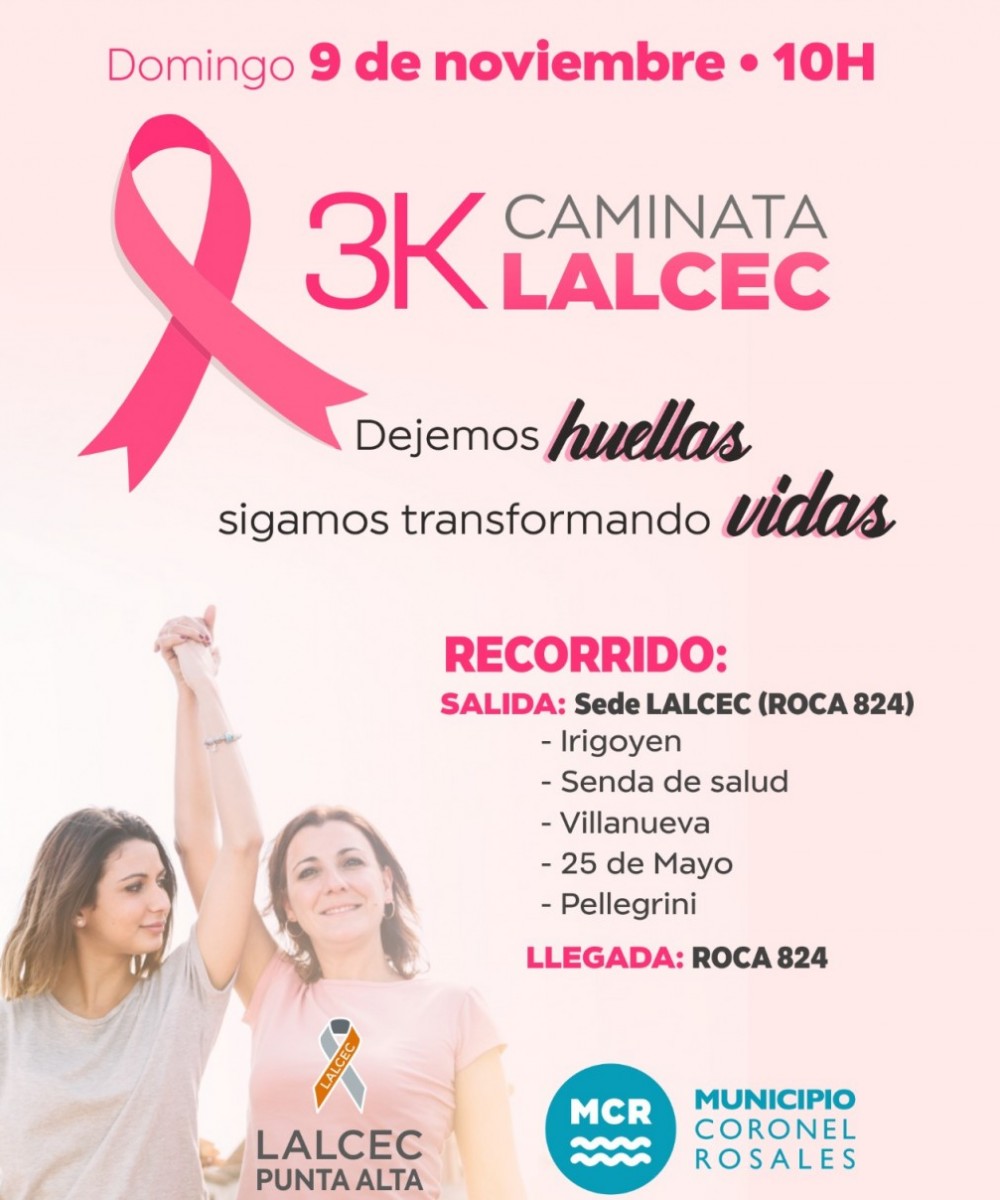 Caminata 3K LALCEC “Dejemos huellas, sigamos transformando vidas”