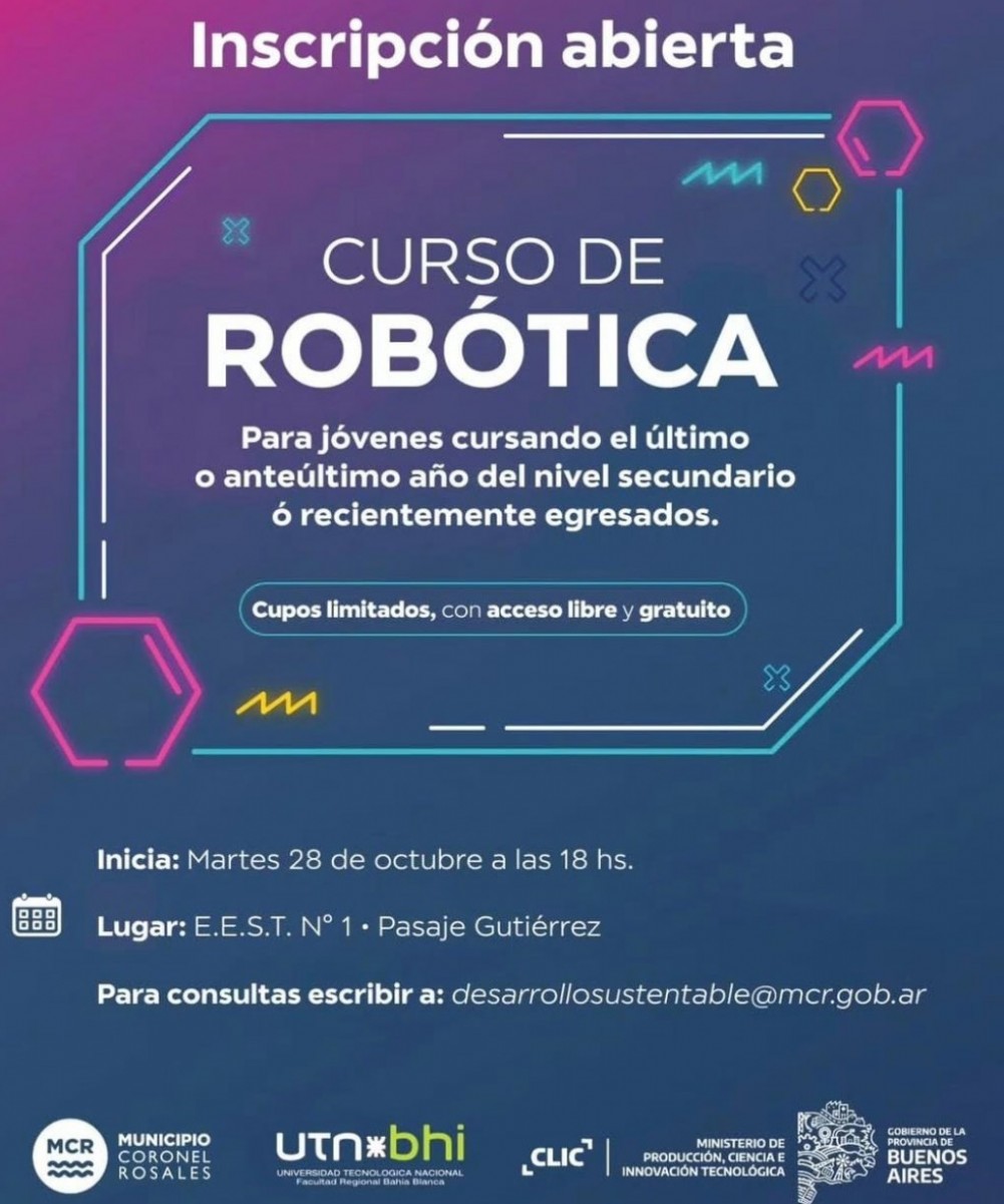 Curso de Robotica en la escuela tecnica nº 1