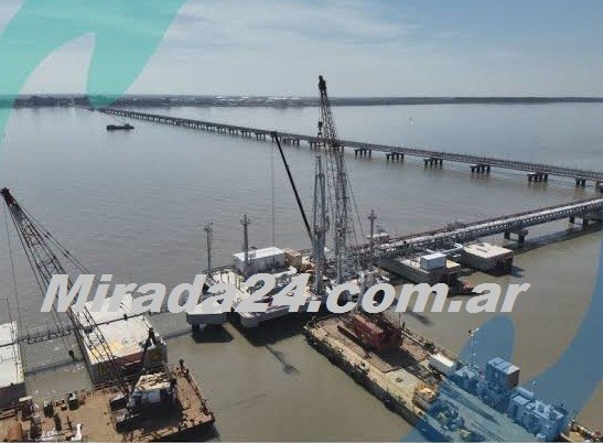 Puerto Rosales fortalece su perfil energ&eacute;tico con nuevos brazos de carga