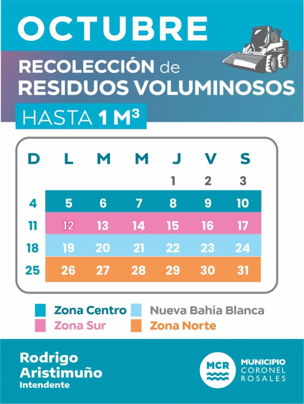 Cronograma de Recoleccion de voluminosos