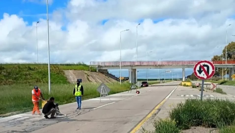 Ruta Nacional 3: solicitan circular con precauci&oacute;n por trabajos de reparaci&oacute;n