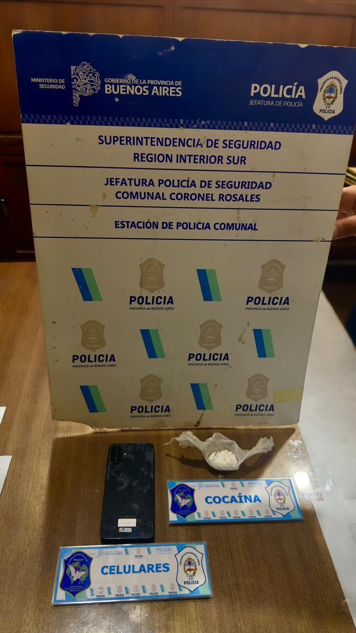 Punta Alta: secuestraron coca&iacute;na en un procedimiento policial