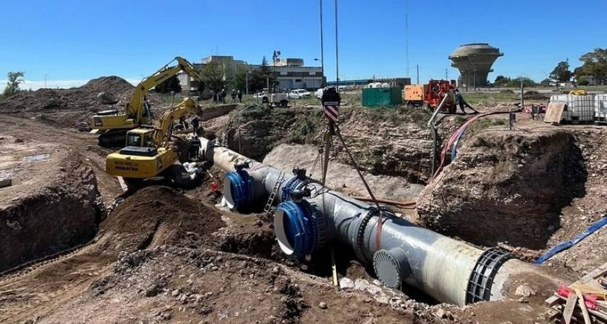 Terminaron los trabajos en ABSA y se va recuperando el servicio de agua en Bah&iacute;a Blanca