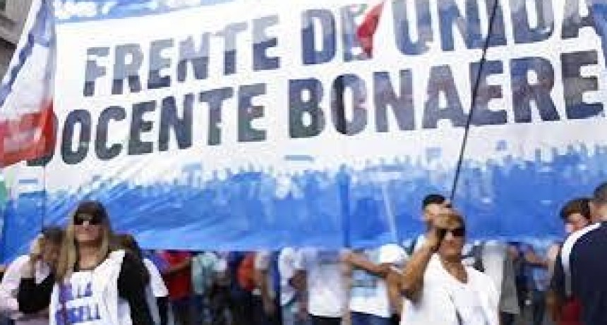 El FUDB acept&oacute; la propuesta salarial del Gobierno bonaerense: aumento del 6% para docentes