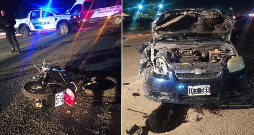 Tragedia en la Ruta 3: muri&oacute; un motociclista tras chocar con un autom&oacute;vil cerca de El Cholo