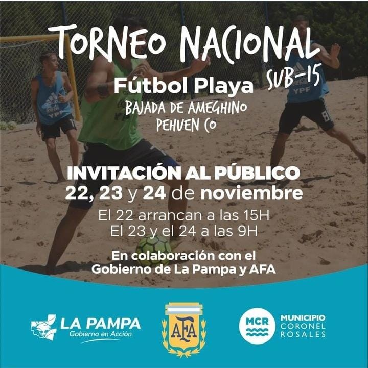 Torneo Nacional Futbol Playa Sub 15