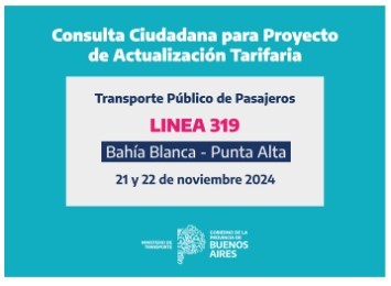 Consulta Publica por Boleto de transporte de la linea 319