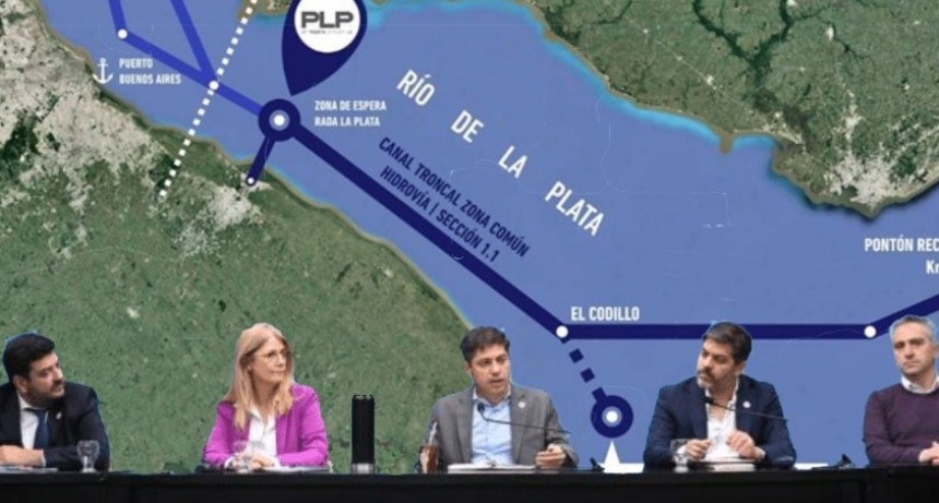 Axel Kicillof: La provincia de Buenos Aires quiere construir el Canal Magdalena