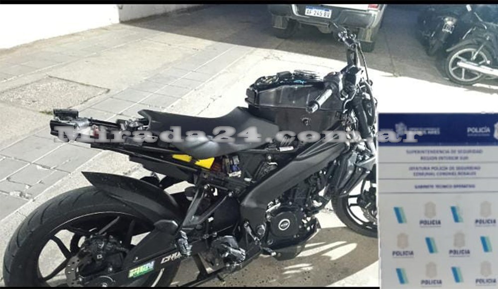 Aprehendido tras peligrosa fuga en moto sin patente por el boulevard Avellaneda