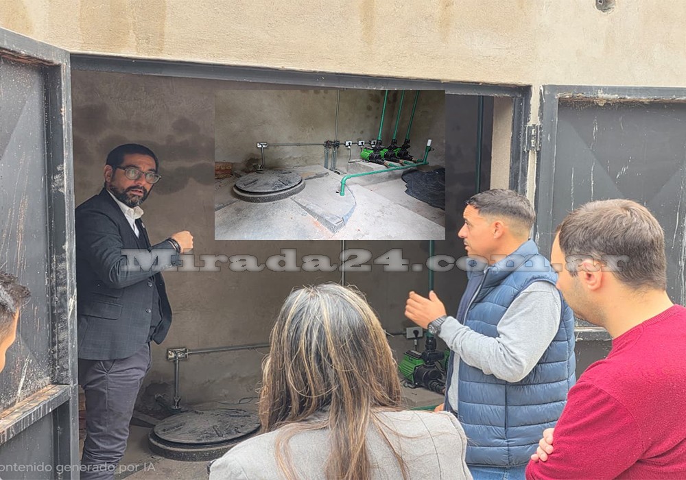 Importante avance en la Escuela Primaria N°24: nueva red de agua para toda la comunidad educativa