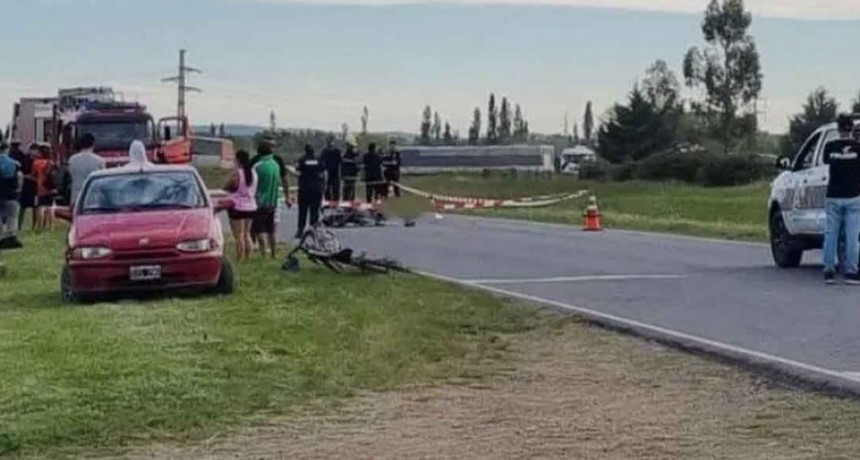 Ruta 51: murió un adolescente al chocar su moto contra un camión en Pringles