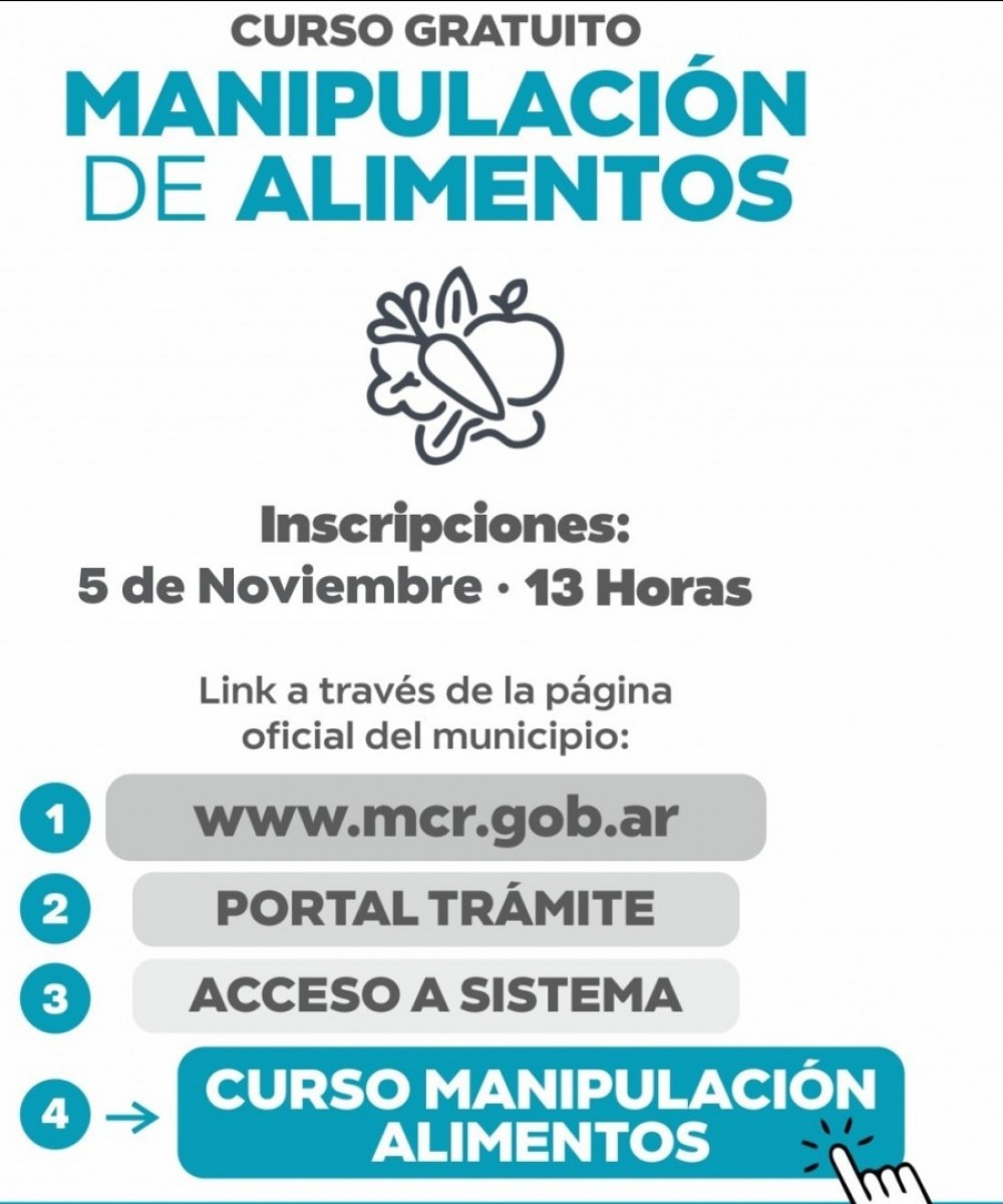Nuevo curso de Manipulacion de Alimentos