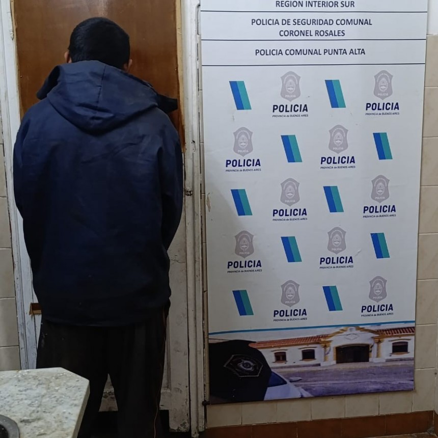 Aprehendido por amenazas calificadas y resistencia a la autoridad en Punta Alta