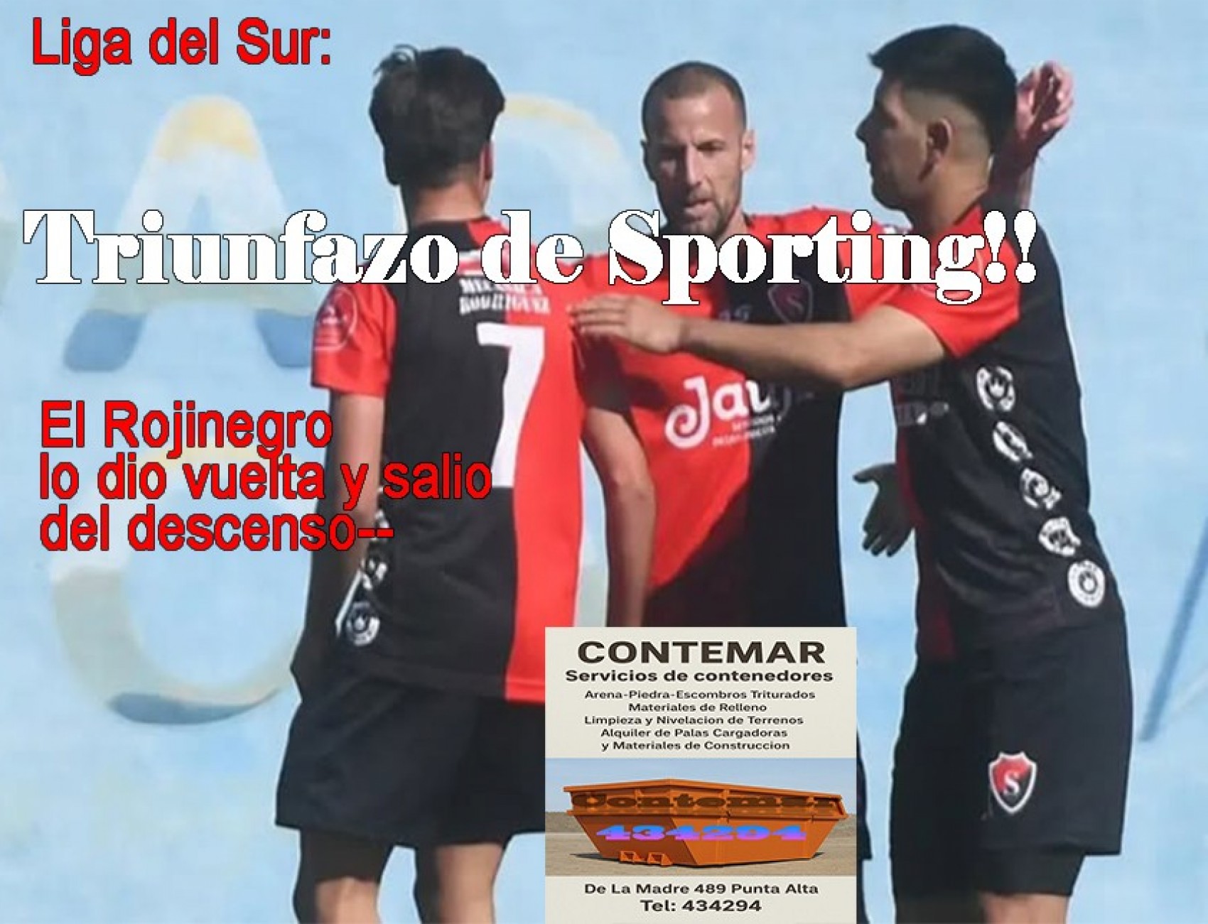 Triunfazo! de Sporting en Villa Italia para respirar