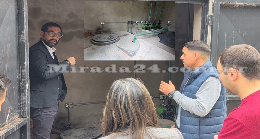 Importante avance en la Escuela Primaria N°24: nueva red de agua para toda la comunidad educativa