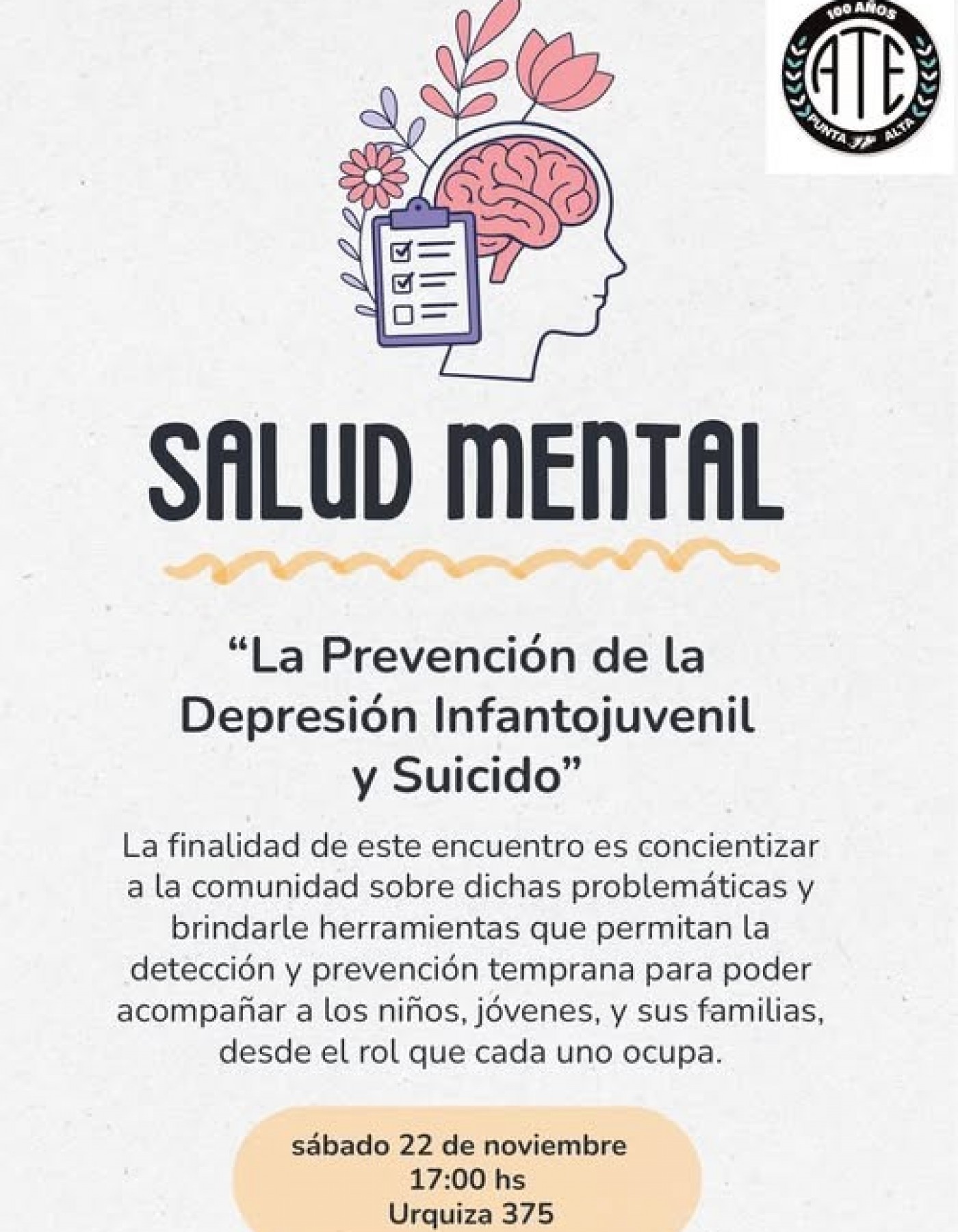 Jornada sobre prevencion de salud mental