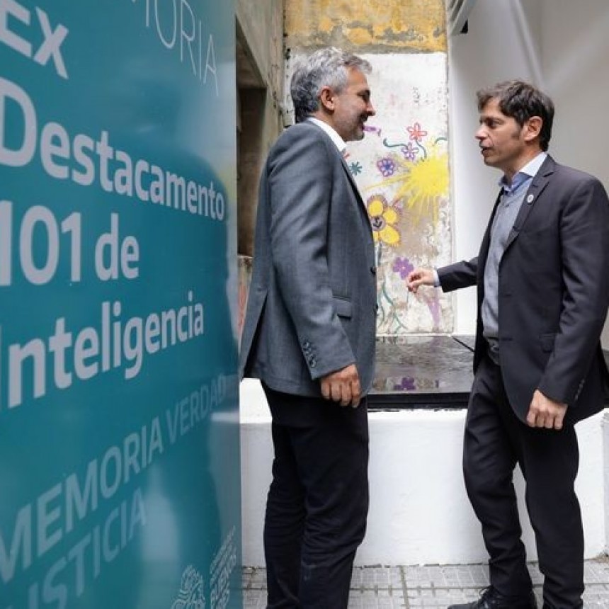 Kicillof inauguró el edificio del Archivo Provincial de la Memoria