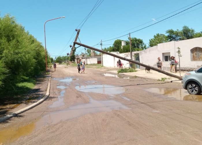 Violento Temporal dejo la ciudad y la region desvastada
