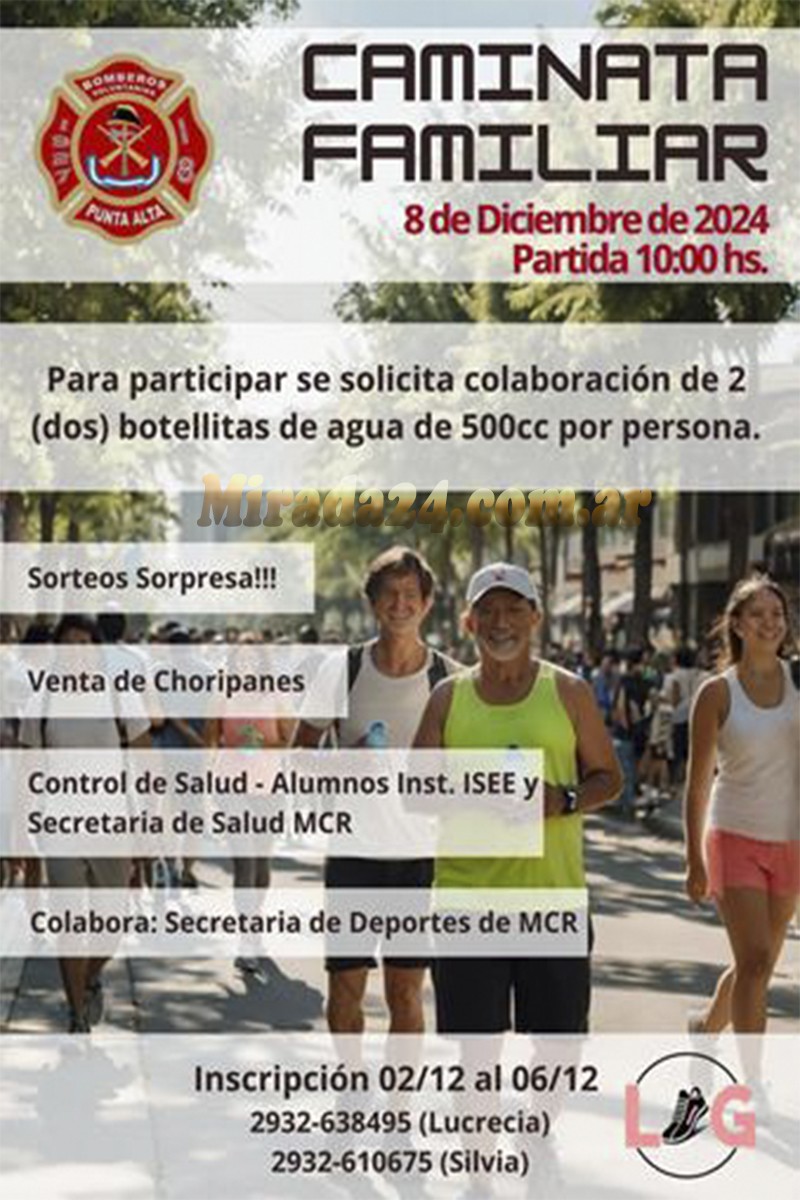 Caminata Solidaria de Bomberos