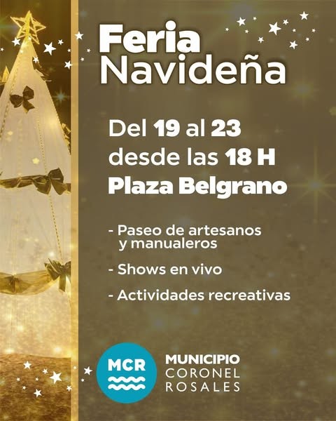 Feria Navideña en la Plaza Belgrano 