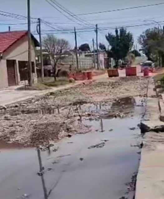 Obra en calle Salta, el Municipio emitió comunicado.