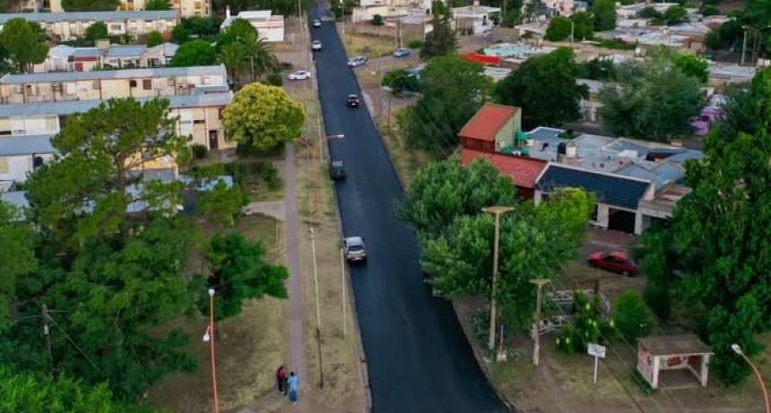 Avanzan los trabajos de repavimentación en la ciudad